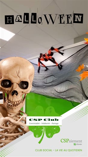 🎃 Joyeux Halloween de la part de toute l’équipe CS Paiement🍀 ! 👻 Chez nous, même Clover prend part à la fête 😉 Notre Club Social est heureux d'offrir à ses employés ambiance, sourires et sucreries à partager🍬🧡 💚 Parce qu’une équipe soudée, c’est la vraie magie derrière CS Paiement ! #CSPaiement #ClubSocialCSP #Halloween2025 #CloverCanada | CS Paiement - Terminal Clover Flex
