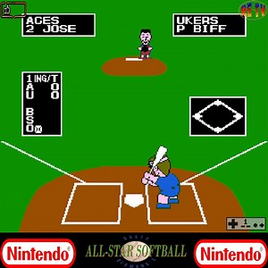 Dusty Diamond's All-Star Softball (NES) Pt.1 #videogames #retrogaming #nintendo #arcade #classic #softball #baseball #nostalgia | Retro-Entertainment TV