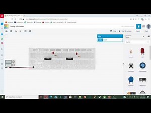 Half Adder Circuit Connection On Tinkercad