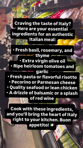 ✨ Craving the authentic taste of Italy? ✨ Today, I’m sharing my favorite essentials for creating delicious Italian dishes right in your own kitchen. From fragrant herbs to fresh pasta and quality cheeses, these ingredients are the secret to bringing Italy to your table. Comment “Recipe” and I’ll send you a link to all my family recipes ❤️❤️❤️ Cooking with love and fresh, authentic ingredients makes all the difference. So, grab your basil, olive oil, and ripe tomatoes — and let’s make magic happe