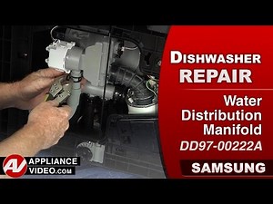 Samsung Dishwasher - 4e Error Code - Water Distribution Manifold Repair and Diagnostic