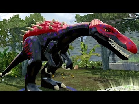 LEGO Jurassic World - Baryonyx Unlock Location + Gameplay (Skeleton & Custom Dinosaur)