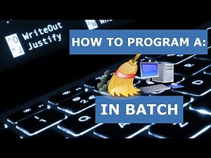 How to Program: A Computer Cleanup Tool in Batch
