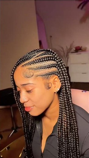 Tribal and base medium braids tutorial #braids #best