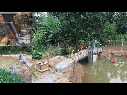 Mini Hydroelectric Dam And Vegetable Irrigation System