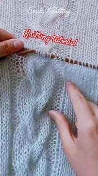 Easy Knitting cable Pattern for Sweater #knitting #sweaterdesign