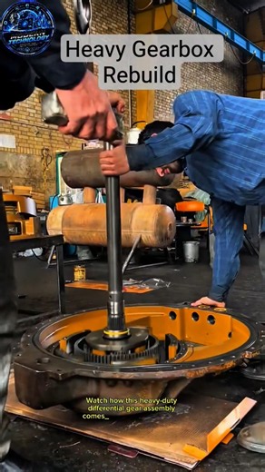 Title: Heavy Gearbox Rebuild #mechanic #gear #repair