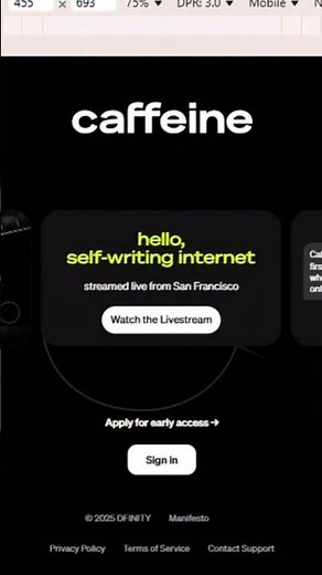 Future of Web Development? Demoing Caffeine AI's Instant App/Website Generation- ICP