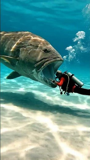 This Giant Fish Almost Swallowed a Diver | Unreal Underwater Encounter (4K)