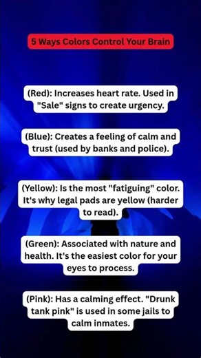 5 Ways Colors Control Your Brain