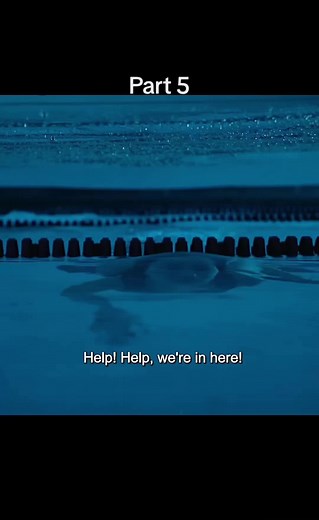 Two Girls Trapped in a Pool: A Horror Movie Scene