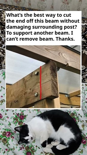 How to Safely Cut a Beam Like a Pro #shorts