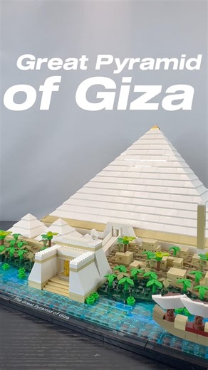 The Great Pyramid of Giza STOP MOTION BUILD! What set do you want to see next? #lego #legostopmotion
