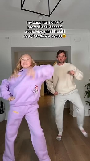 dad tries to keep up with professional dance daughter😂 | Savannah LaBrant