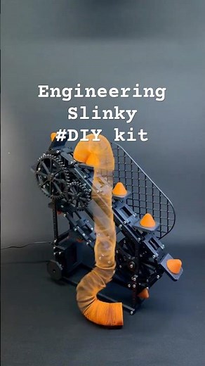 DIY Mr. Slinky Escalator Kit 🟢⚙️ #3dprinting #engineering #asmr #diy #education