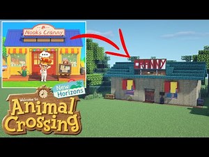 How to Build the Nook's Cranny from Animal Crossing New Horizons in Minecraft 1.16!