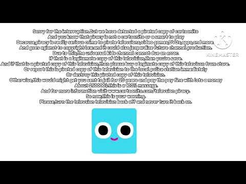 Anti piracy screen cartoonito (2022 present)part 1