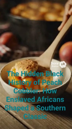 The Hidden Black History of Peach Cobbler: How Blacks Shaped a Southern Classic #peach #desserts