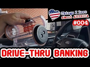 Drive-thru banking in America - Drive-thru not just for fast food but for fast banking! #JamCat