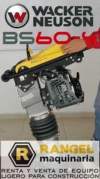 WACKER BS60-4 rammer slow motion
