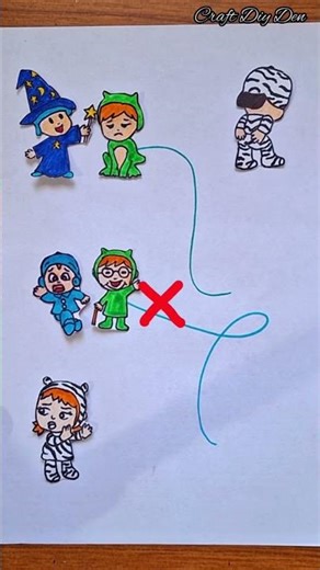 Pocoyo Officials Friends LINE Connect Art Challenge #youtubeshorts #shorts #pocoyo