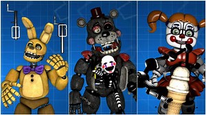 (SFM/FNAF) 机械玩偶成为朋友 同人动画