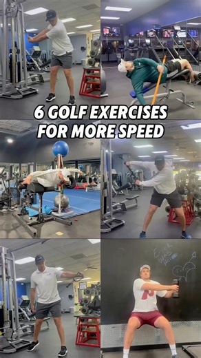 Six golf exercises for more speed #golffitness