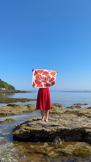 There’s something in the air: our Summer Sale is here. Have a browse for holiday favourites and autumn investments - this red linen dress is one of our favourite pieces. https://www.seasaltcornwall.com/sale/all-sale #wearingseasalt #sale #summersale #summershop #holidayshop | Seasalt Cornwall