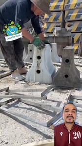Cum se fac balizele de delimitare din beton! Cum vi se pare? #tricks #balize #beton #fabricat #construction | Doza de Viata