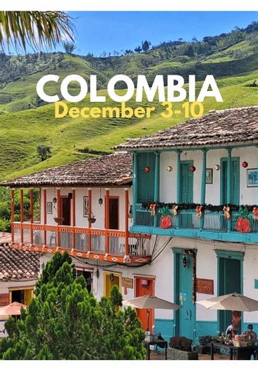 A week between Medellín and the Colombian mountains 🇨🇴✨ December 3-10, 2026. Waterfalls, nature, beautiful spaces, local culture, slower mornings & meaningful experiences. Only 6 travelers. Payment plans available. Comment “COLOMBIA” and I’ll send the details 🤍 Full trip information is linked in my bio.
