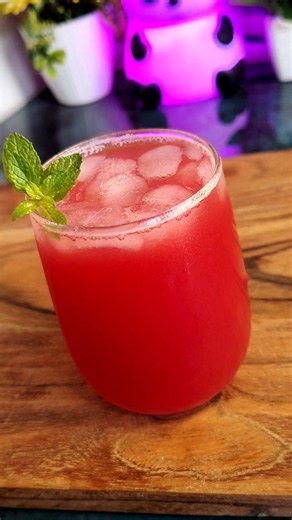 Easy Watermelon Juice at Home | Healthy Summer Drink🍉🍷#TarboozJuice #RefreshingDrink