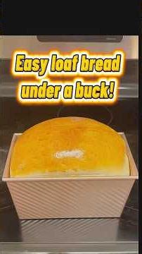 Very easy loaf bread using Food processor. #bread #baking #EasyRecipe #Recipe #cooking