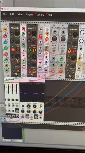 いい感じのランダムフレーズを吐くKickとhat(16分と5連mix)にSnareをランダムフレーズ + 3、5、7連、2拍3、5、7連を選択したりランダム化したり出来るようにした。疲れた、さっと晩ご飯食べねば。