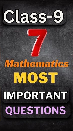 Class 9 Maths Chapter 1 🔥 Most Important Questions | Half Yearly Exam 2025 | Class 9 Number System ✨