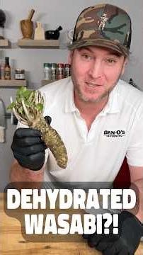 We Made Restaurant Style Wasabi From Scratch | Dehydrated Wasabi