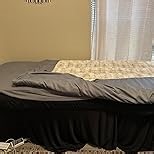 HolidayIdeas 6 Pack Spandex Table Skirt for 60 Inch Round Tables, Black Fitted Stretch Tablecloth for 5 Ft Circular Tables, Wrinkle Resistant Ruffle Design for Wedding Banquets, Parties