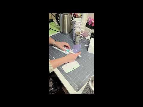 Using materials from Cricut's Cozy Up Mystery Box