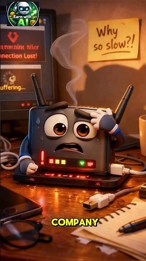 WiFi Router Blamed for Slow Internet 📶😭 | Funniest & Most Relatable Short!