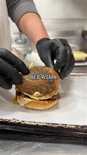 Delicious Bacon, Egg, and Cheese ASMR Experience