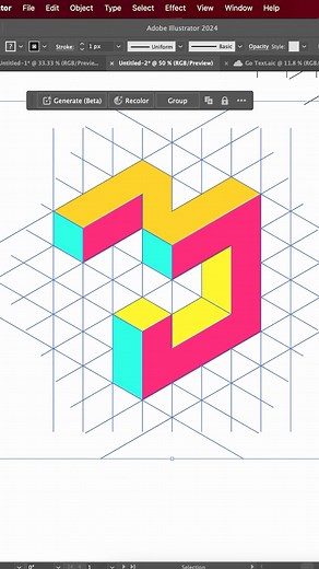 42K views · 488 reactions | Creating a 3D Three using isometric lines and gradient in Adobe Illustrator. . . . . #adobe #adobeillustrator #adobedesign #adobeillustratortutorial #graphicdesign #graphicdesigner #design #graphic | Alan Ayoubi | Facebook