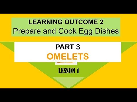 TLE COOKERY 10 Lesson1 LO2 Prepare and Cook Egg Dishes Part 3 OMELETS