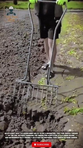 An Efficient Way to Loosen Hard Soil: Using a Broadfork