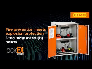Fire-proof AND Explosion-proof - Safety in case of battery explosion