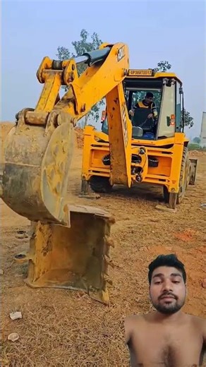jcb backhoe loader bucket change #automobile #viral #jcb #video #tending