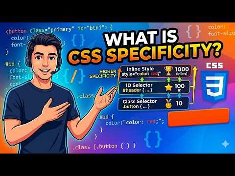 CSS Specificity কী? স্টাইল কনফ্লিক্ট হলে কোন CSS রুল কাজ করবে?