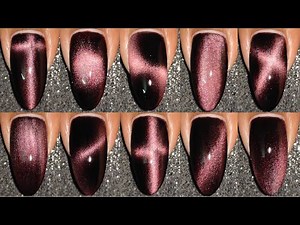 15 amazing & Fabulous Cat eye Magnetic Nail art design compilation 2021 | New Nail art designs 2021