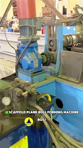 Automatic Steel Plank Roll Forming Machine | Compatible with DOKA PERI AFIX #rollformmachine