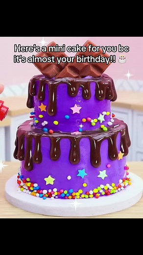 Mini Cake for Your Birthday Celebration 🎂