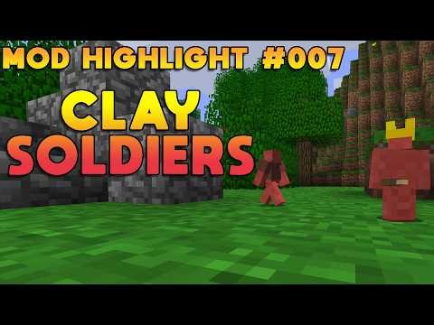 Minecraft Mod Highlight: Clay Soldiers Mod (Miniature Warfare!)