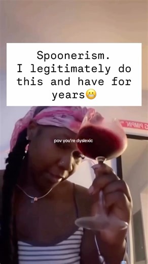 Renée Riker | Wellness Entrepreneur on Instagram: "So my daughter sent me this video. Something only my family knows about me….and the condition has a name! “Spoonerism”! When I talk fast my brain can swap out the first syllables of words like fog dood, for dog food. Anyone else?! 😂"